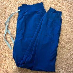 Royal blue figs joggers